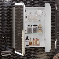 Opadiris Мебель для ванной Элеганс 70 подвесная белая матовая – фотография-10